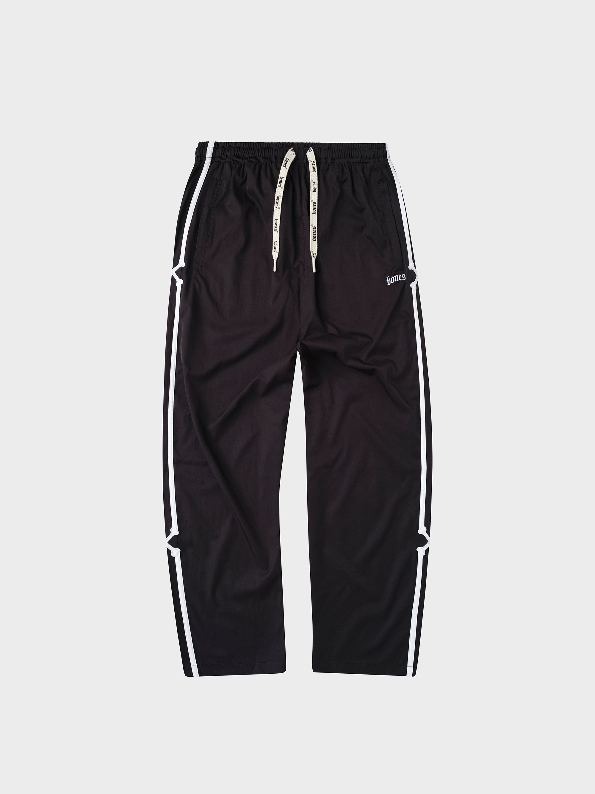Doubled Crossed Track Pant - Black