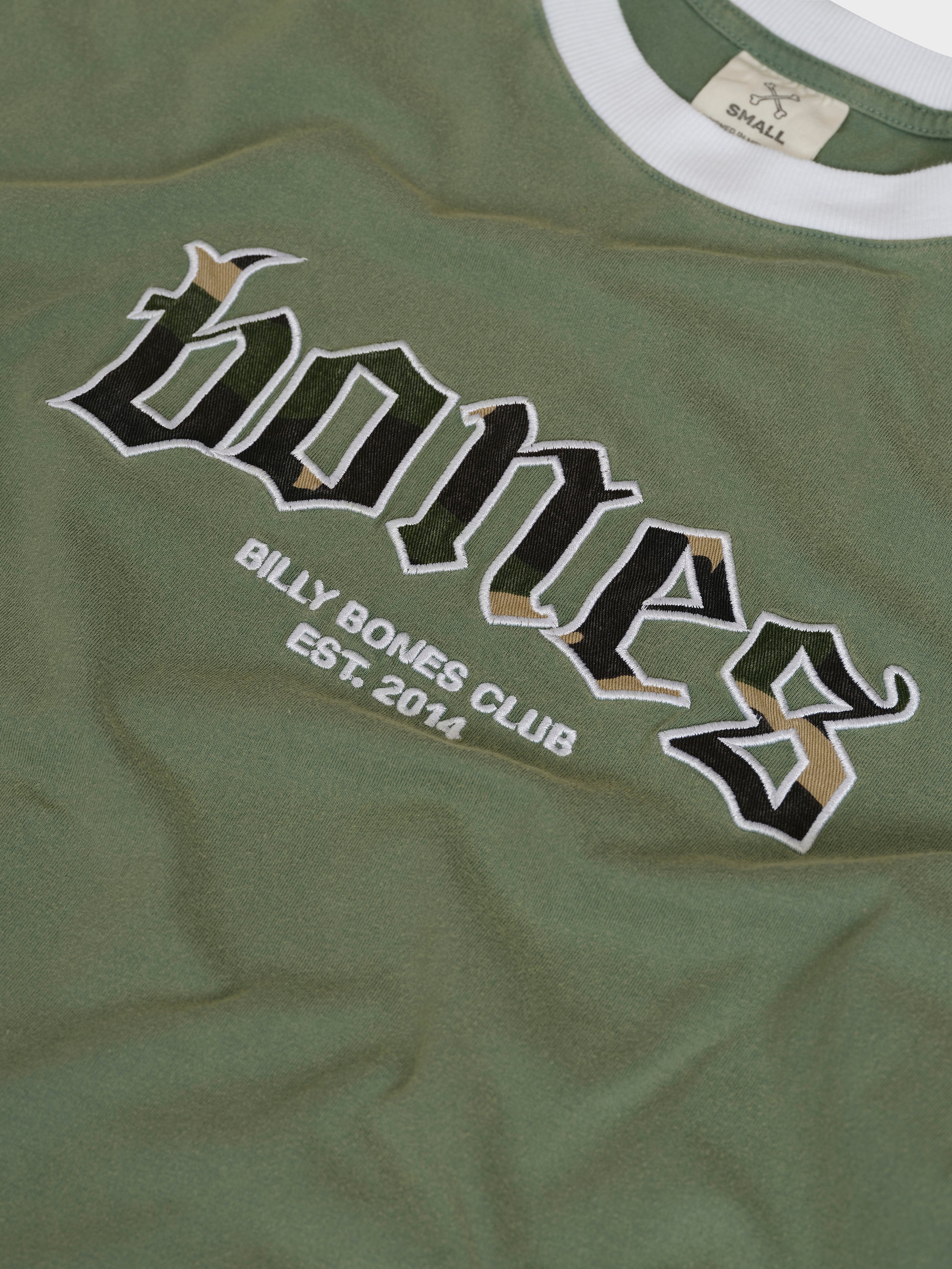 Bones Classic Ringer Tee - Camo