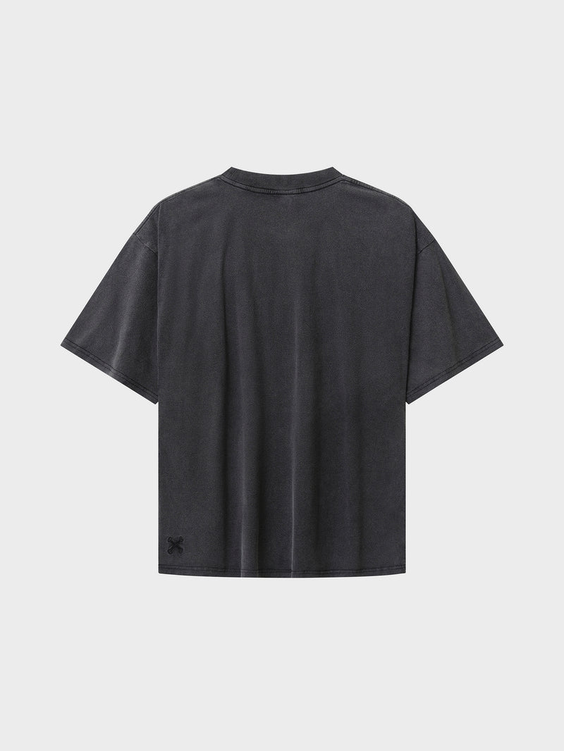 Bones Classic Tee - Washed Black