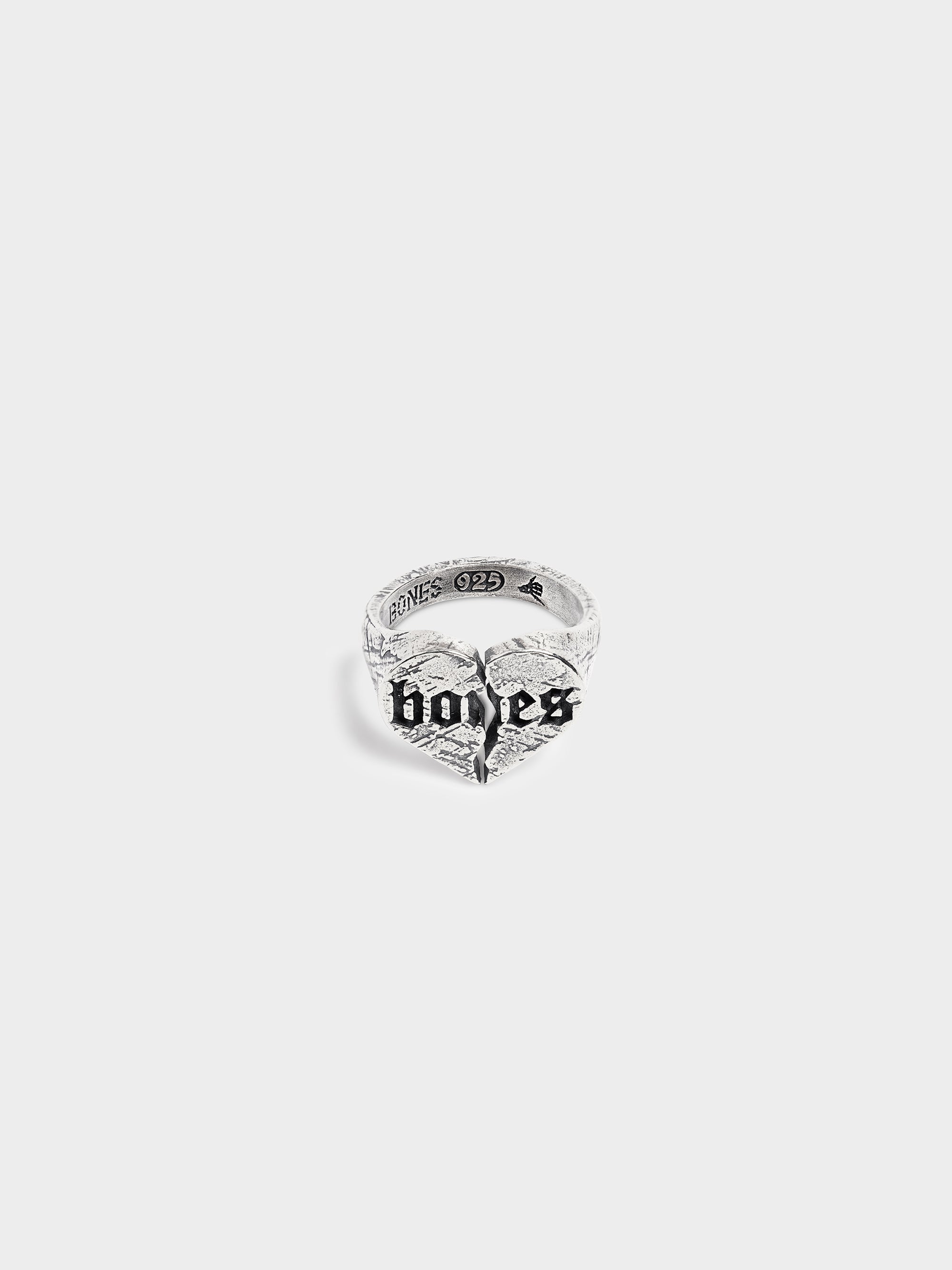 Broken Heart Ring - 925 Silver