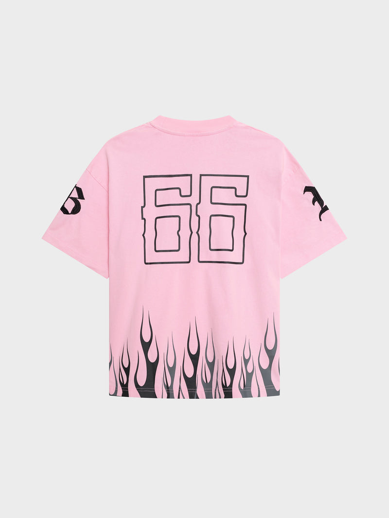 Burner Boxy Tee - Washed Pink