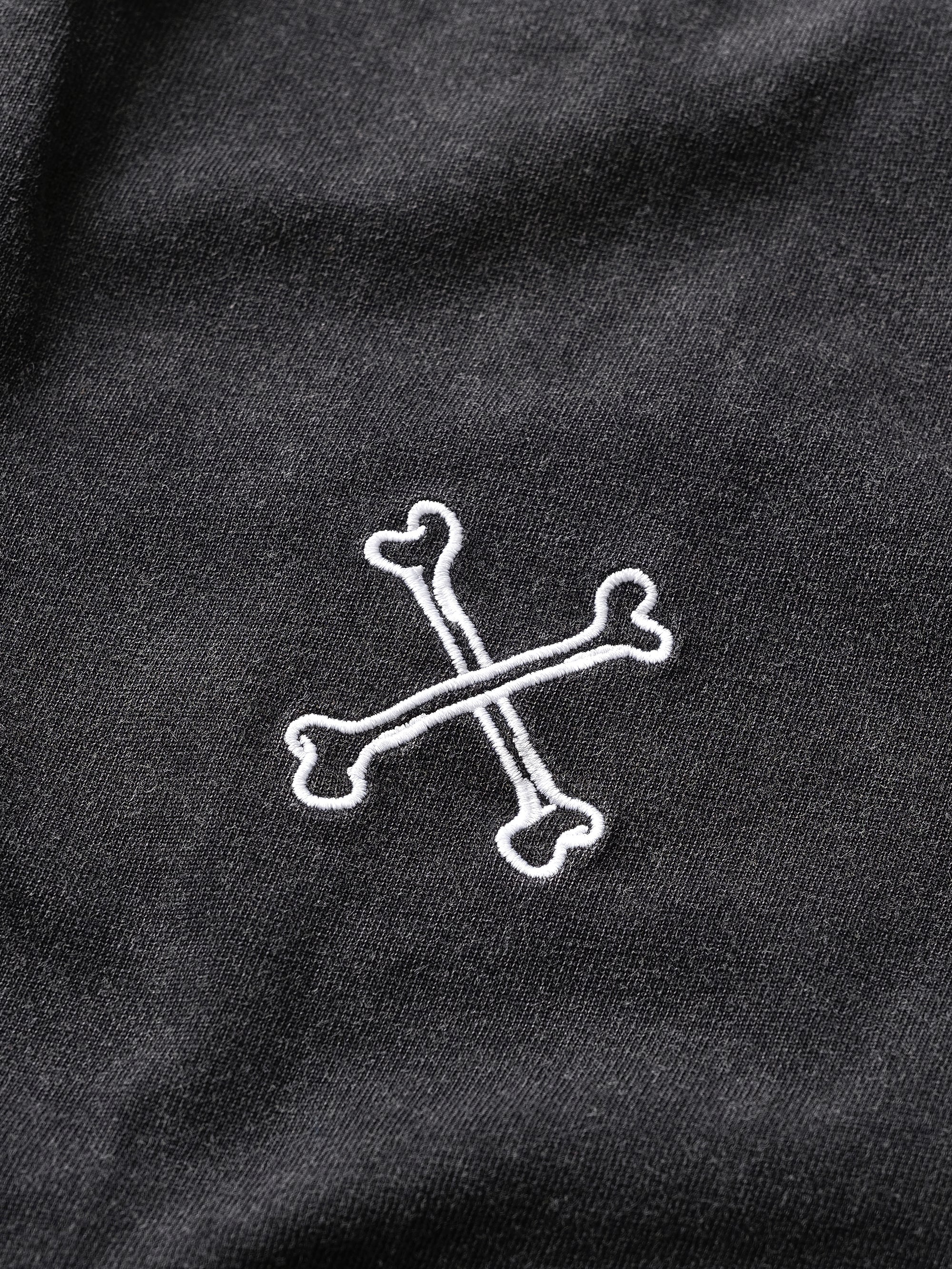 Cross Bones Tee - Vintage Black