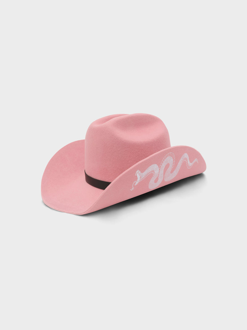 Serpent Cowboy Hat - Bubblegum