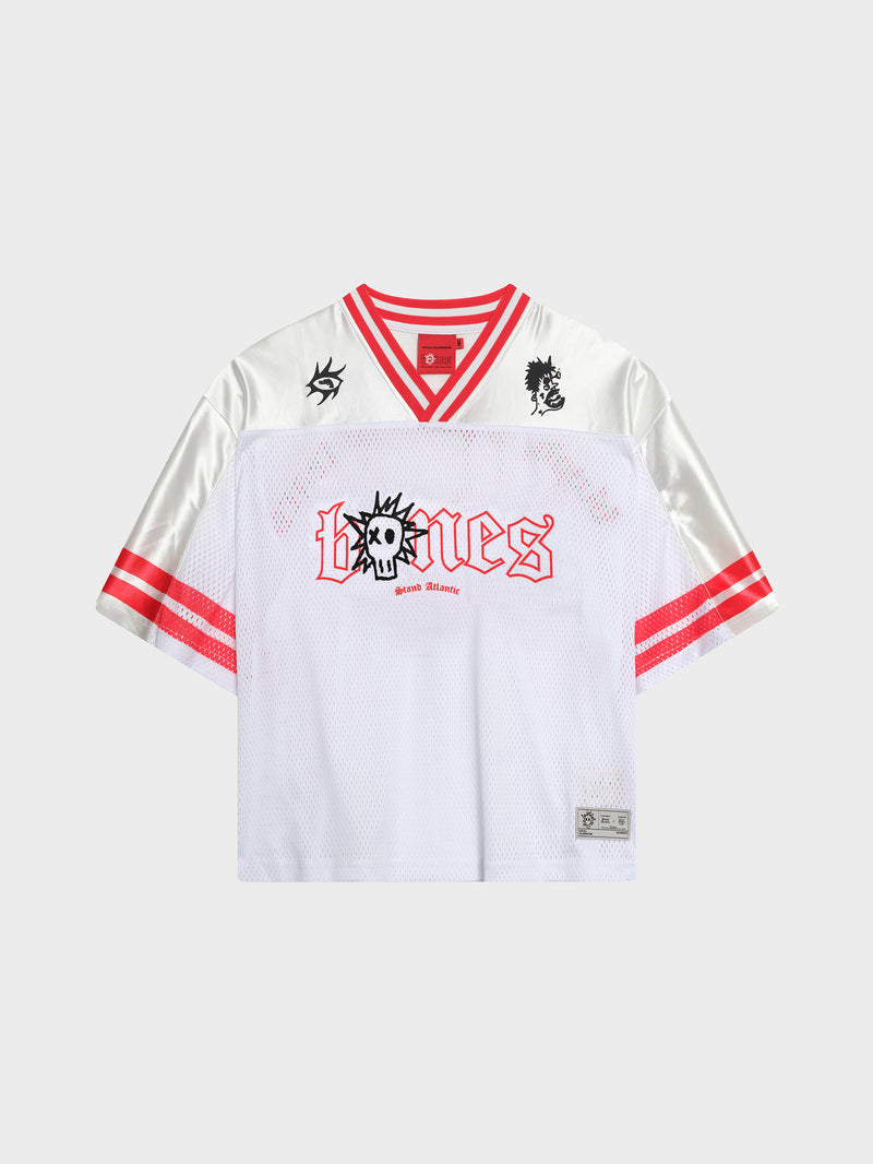 Stand Atlantic x Bones Jersey - White/Red
