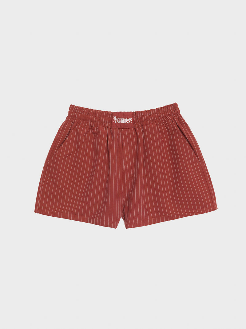 Cowboy Striped Boxer Shorts - Red