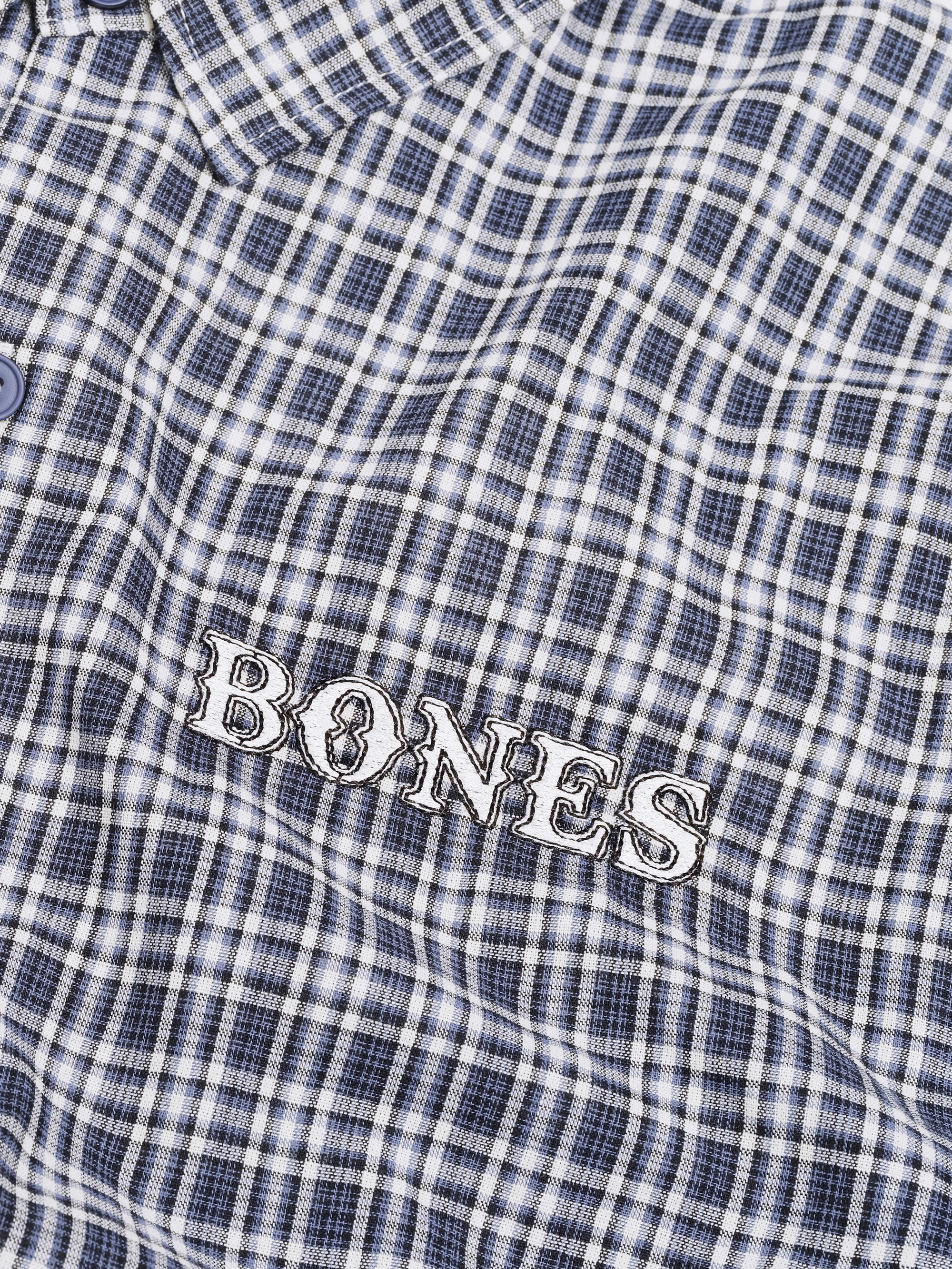 Bones Check Rodeo 2.0 Shirt - Blue