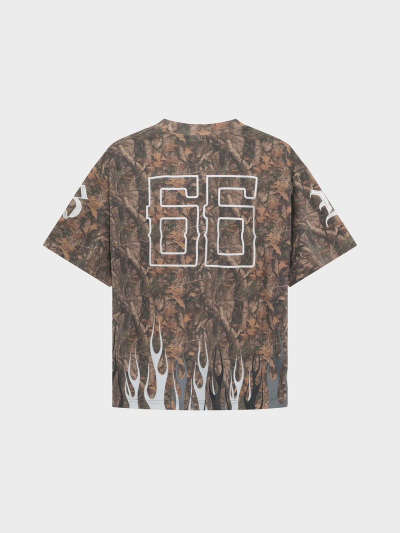 Burner Boxy Tee - Alpine Camo