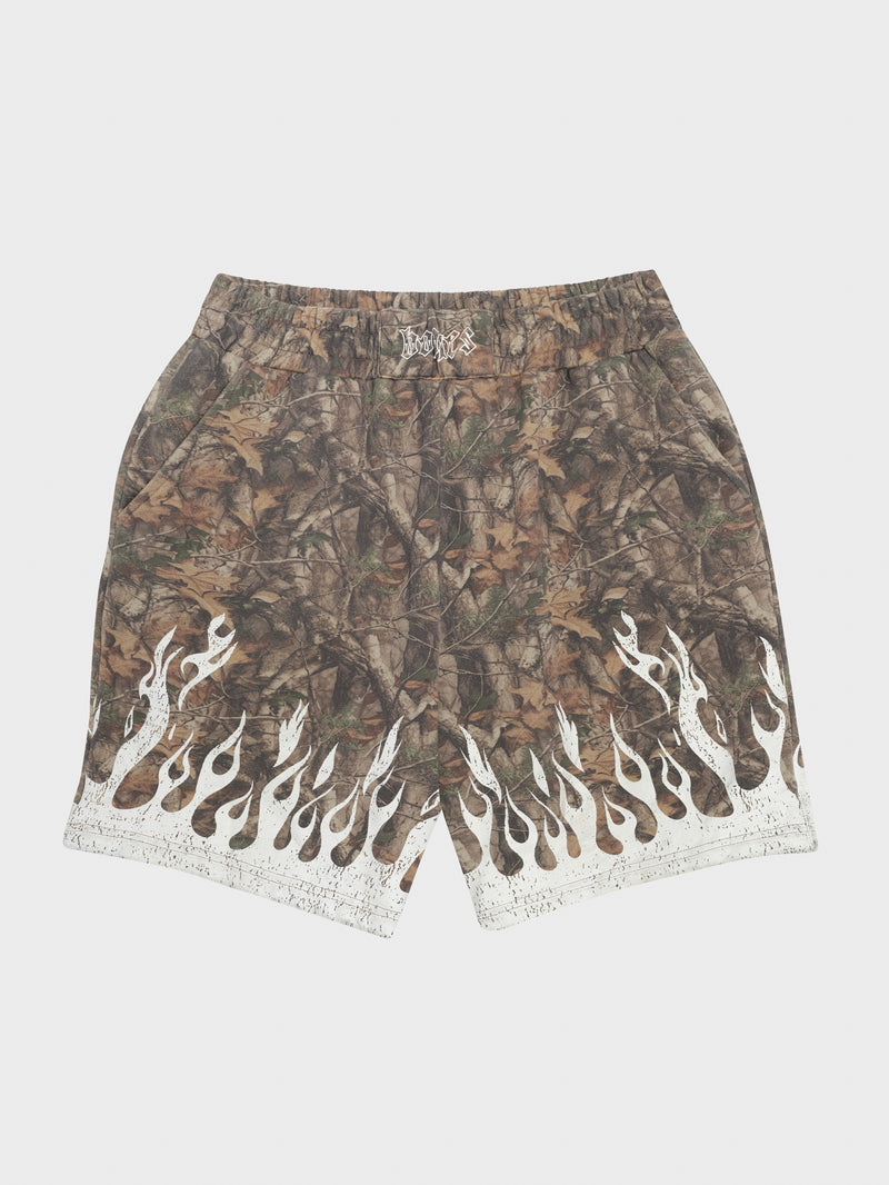 Burner Jersey Shorts - Alpine Camo