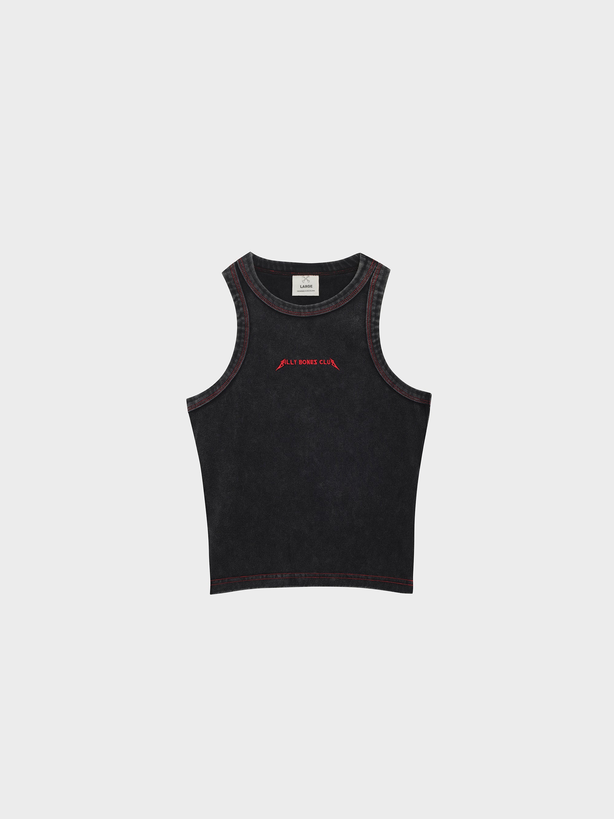 Moshpit Singlet - Washed Black
