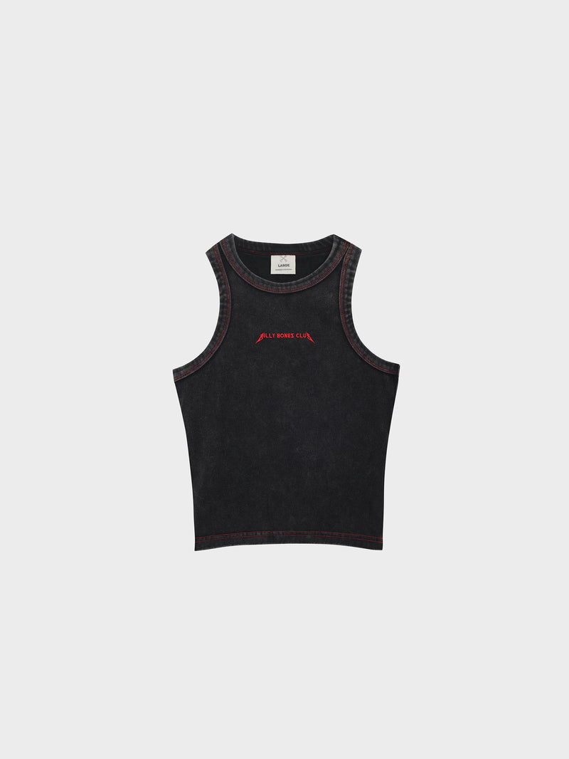 Moshpit Singlet - Washed Black