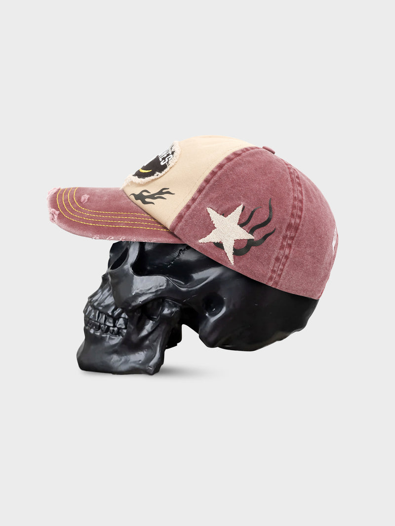 Grease Machine Cap - Washed Red