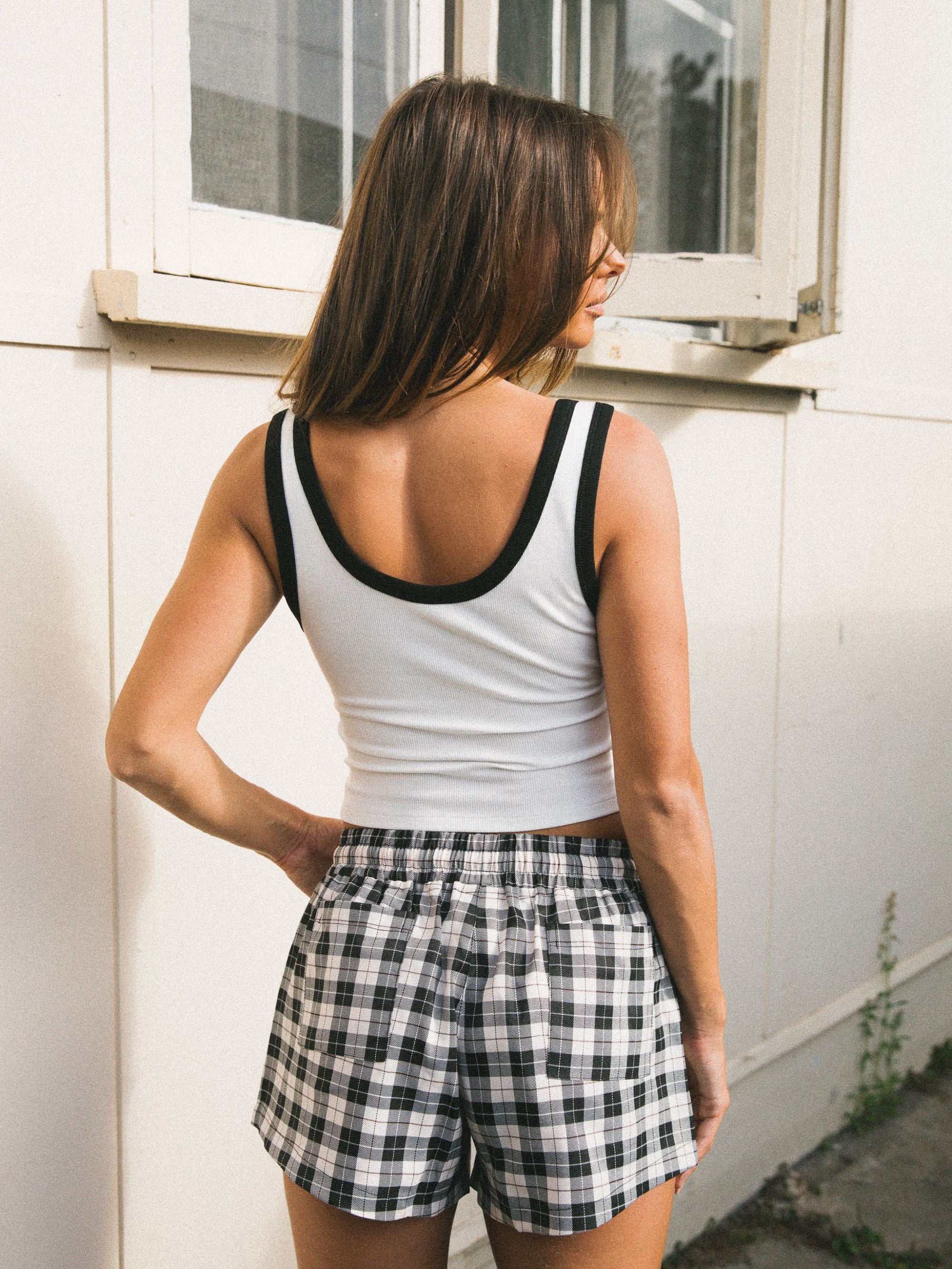 Love Letter Tank - White/Black