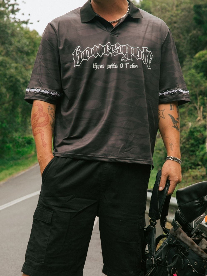 Three Putts Polo - Black