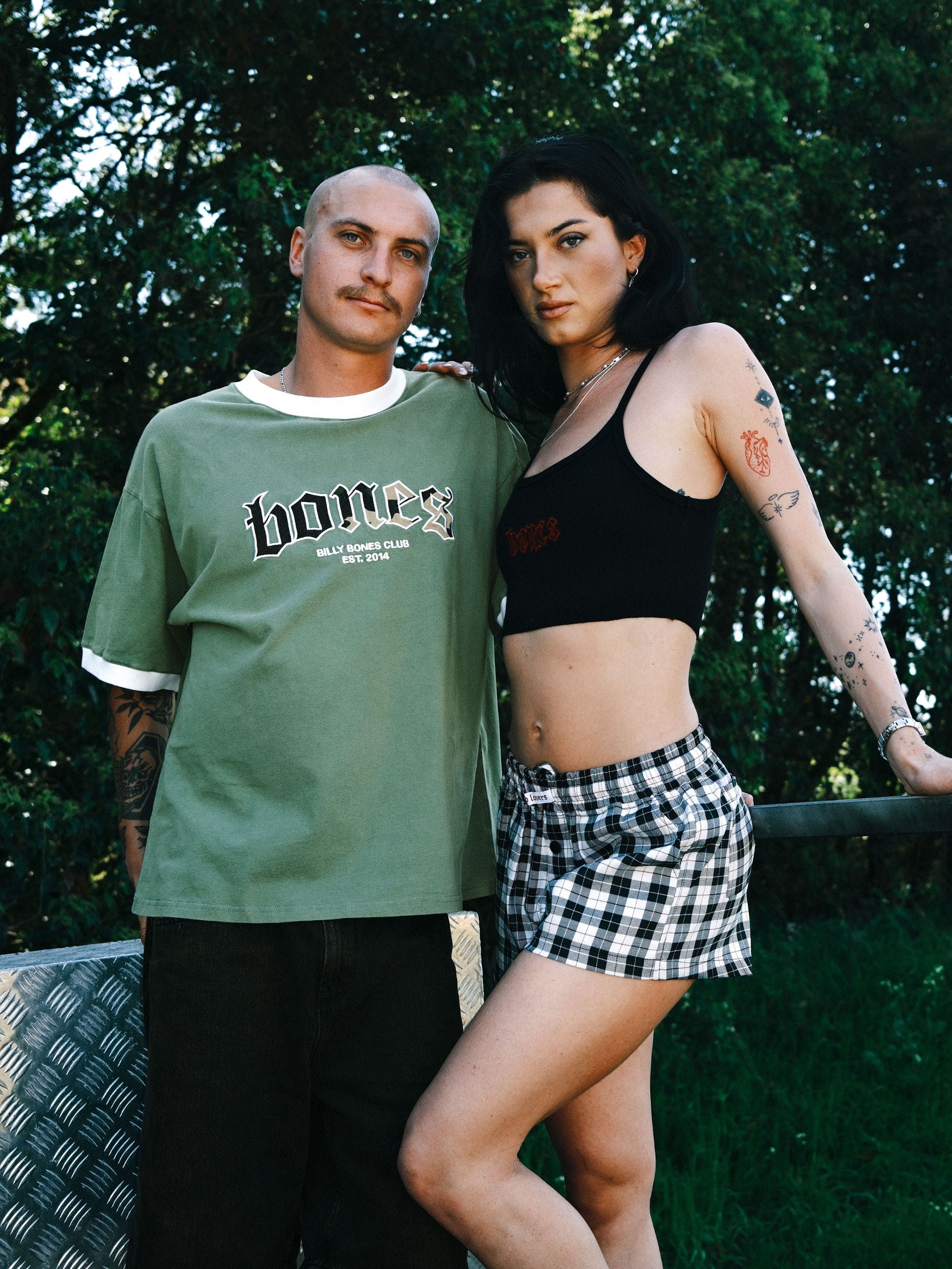 Bones Classic Ringer Tee - Camo