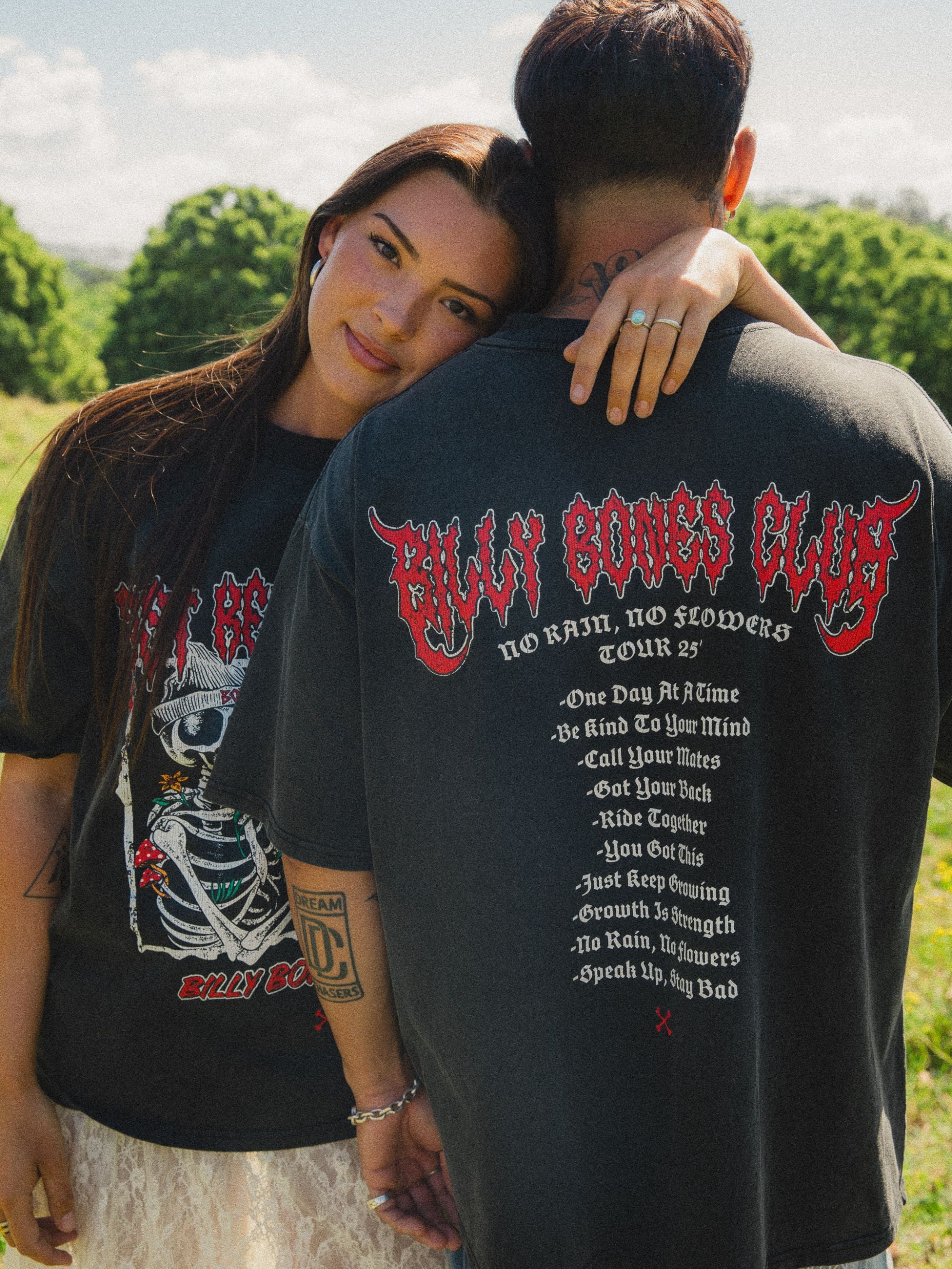 Just Keep Growing Tee - Vintage Black