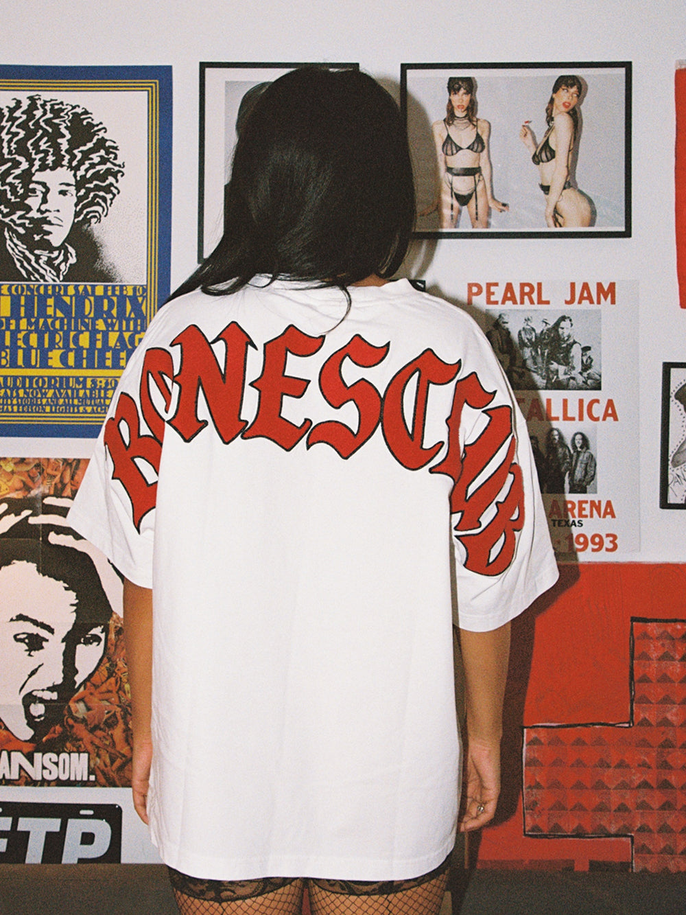 Bones Club Tee - White/Red