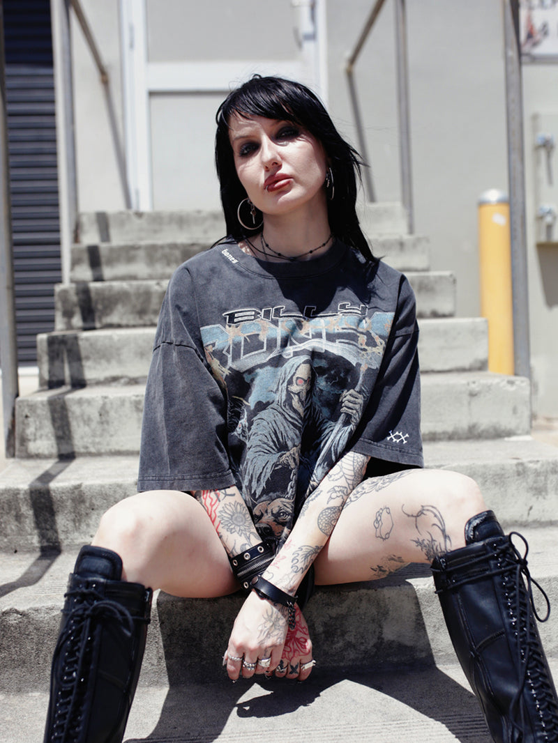 Till The End Legacy Tee - Sunfaded Black