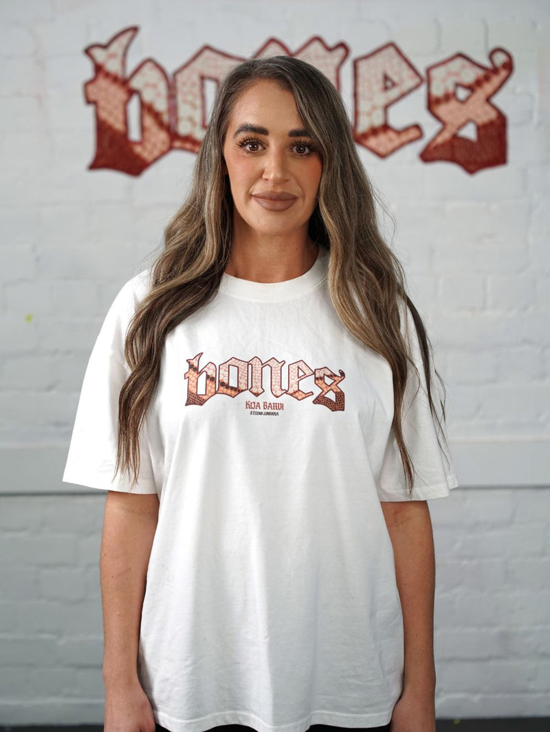 Birarr Bones Lowana Collab Tee -  Vintage White