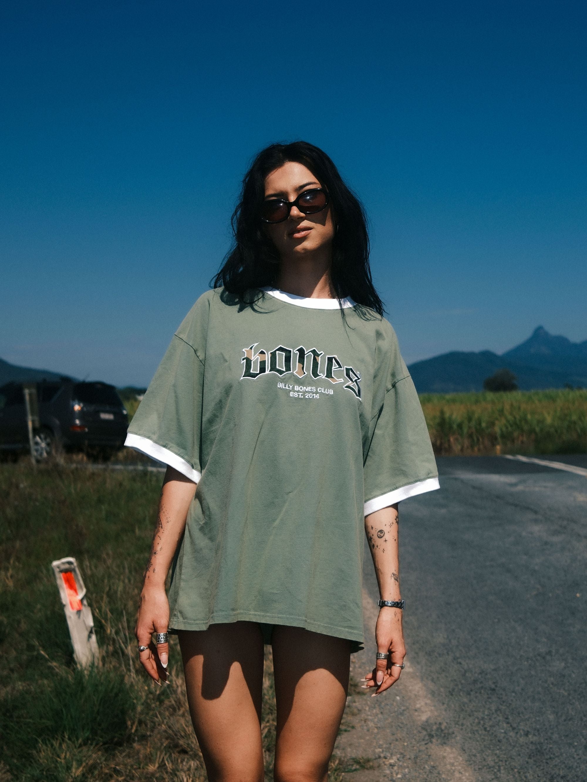 Bones Classic Ringer Tee - Camo