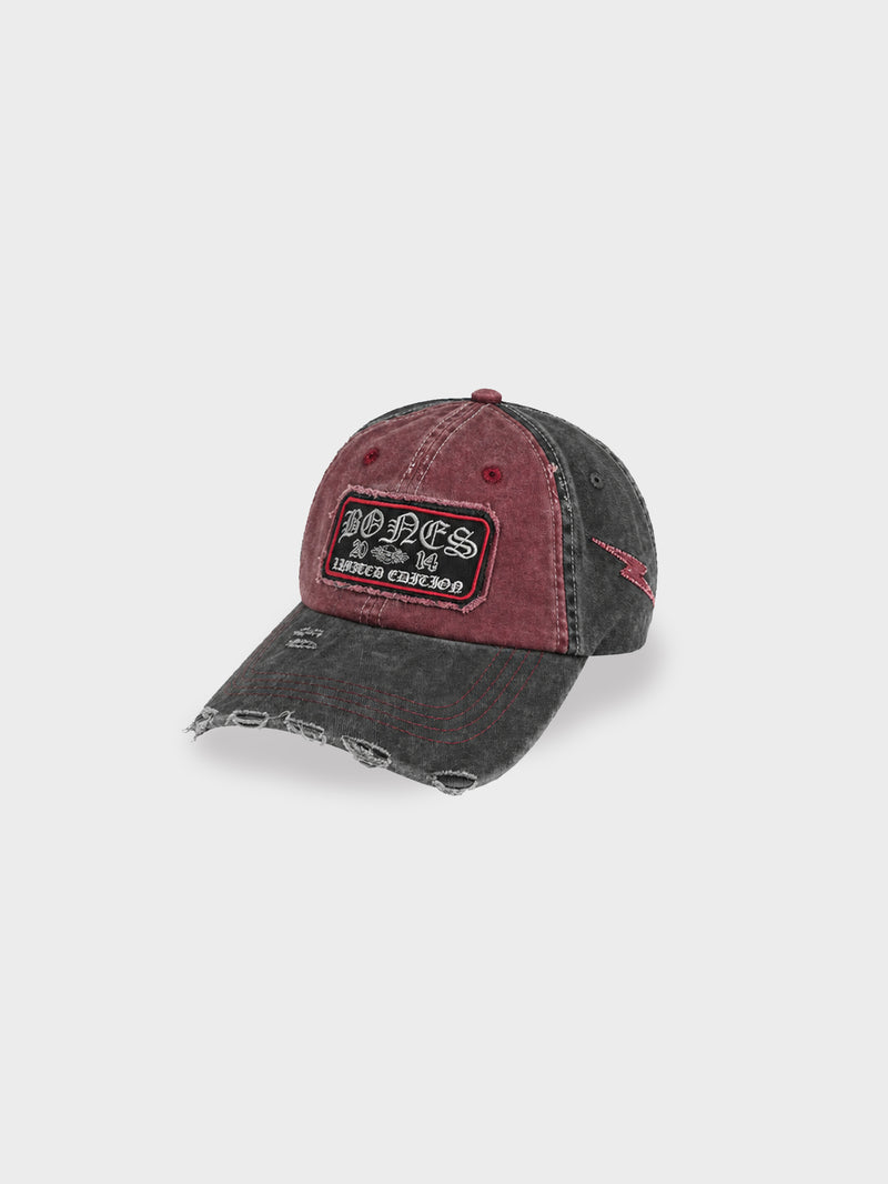 Gothic Machine Cap - Washed Red