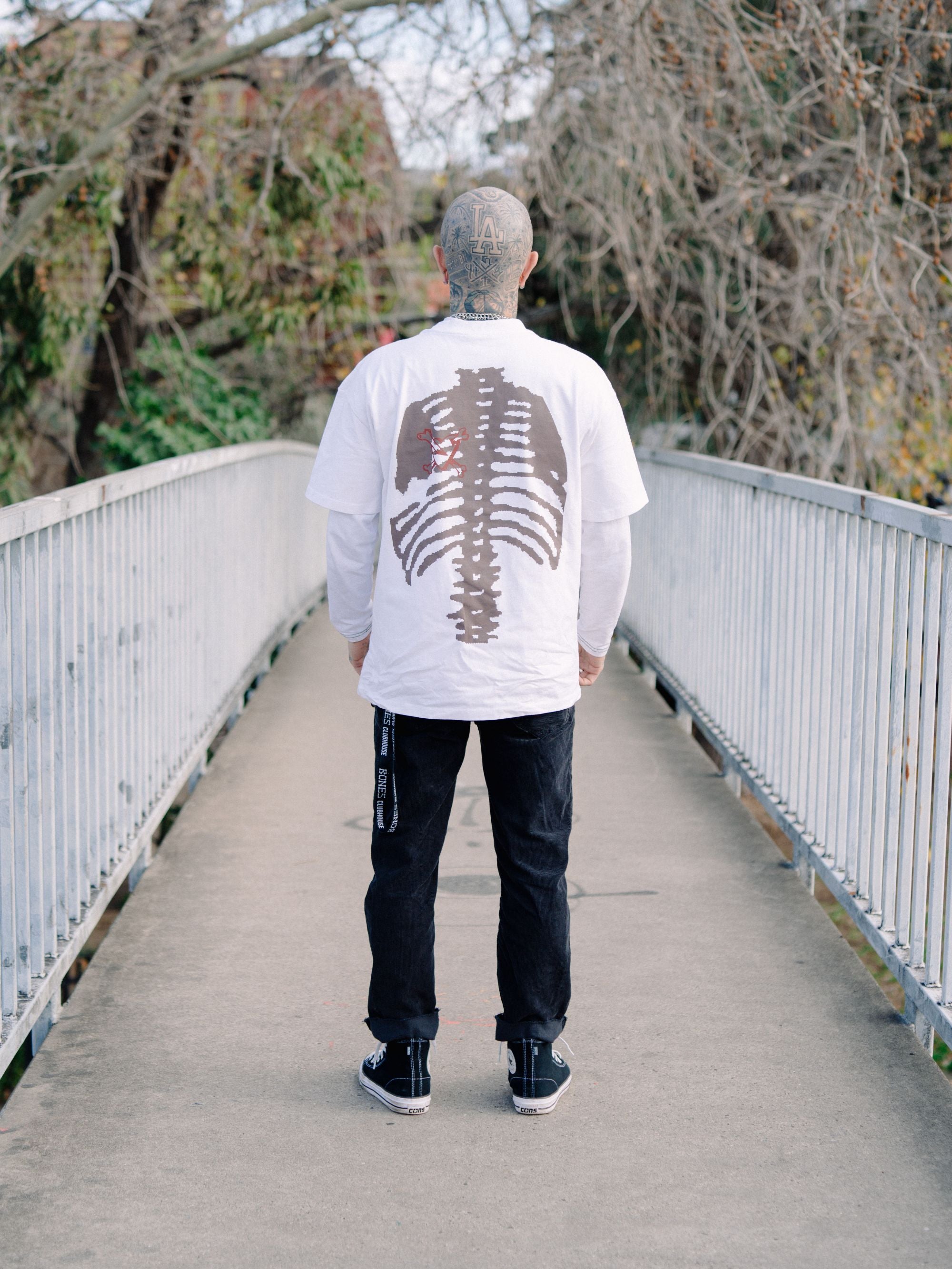 Backbone Tee - Vintage White