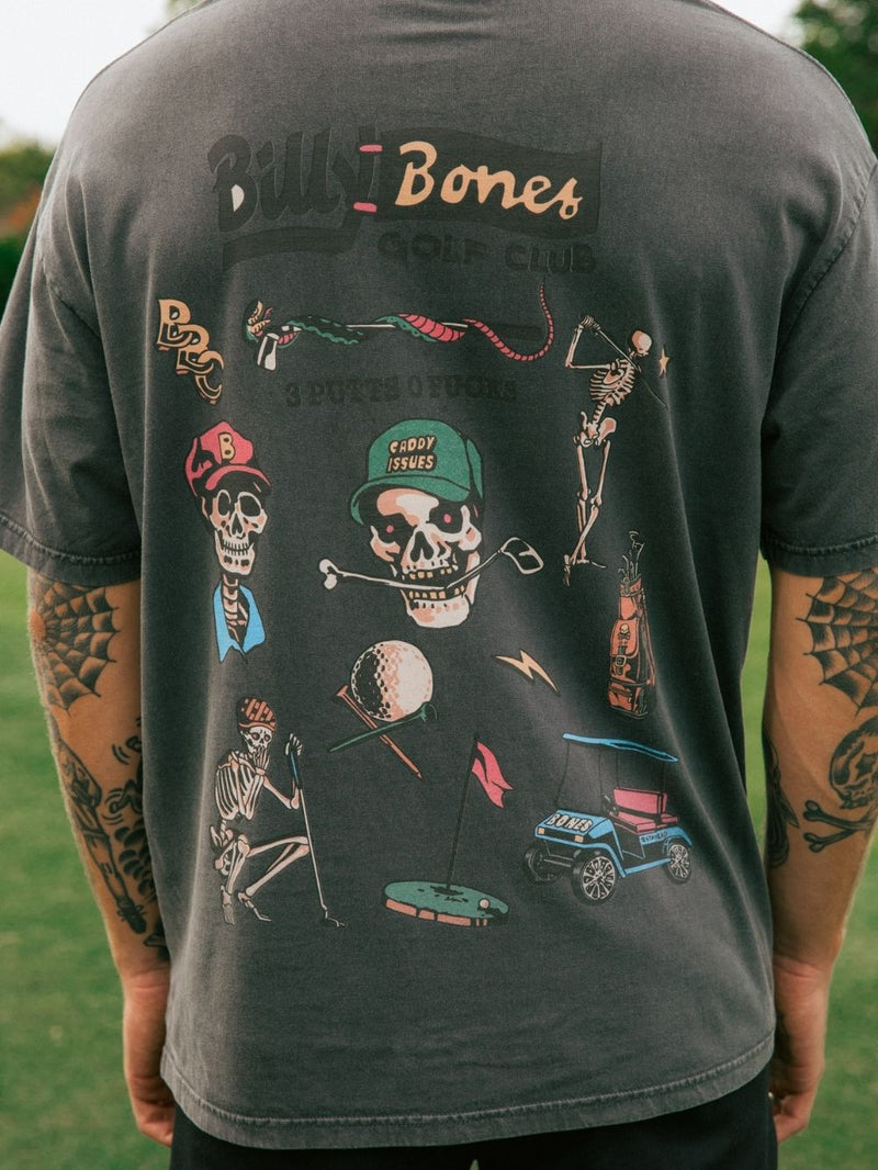 Golf Club Flash Tee - Washed Black