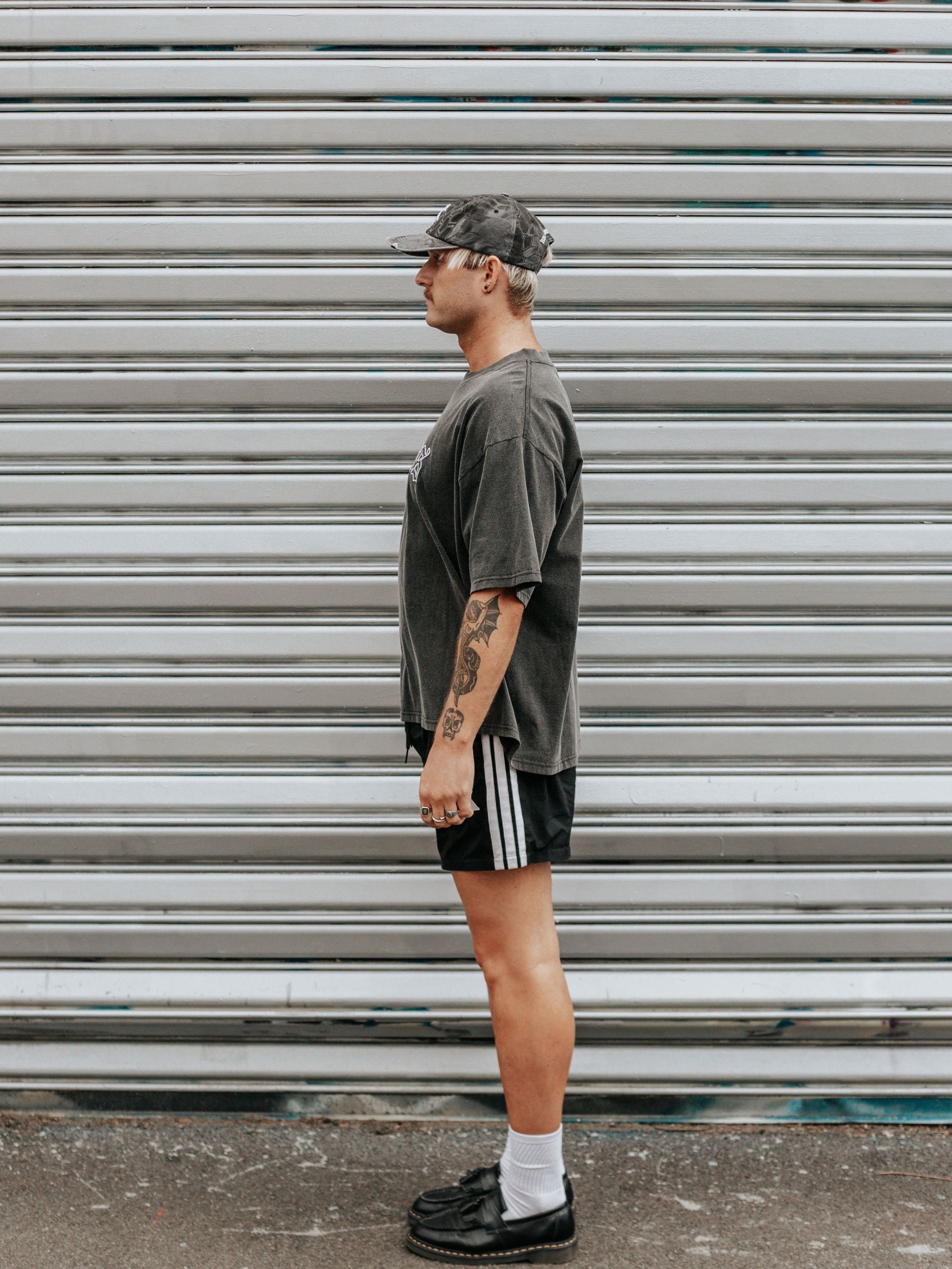 Bones Classic Tee - Washed Black