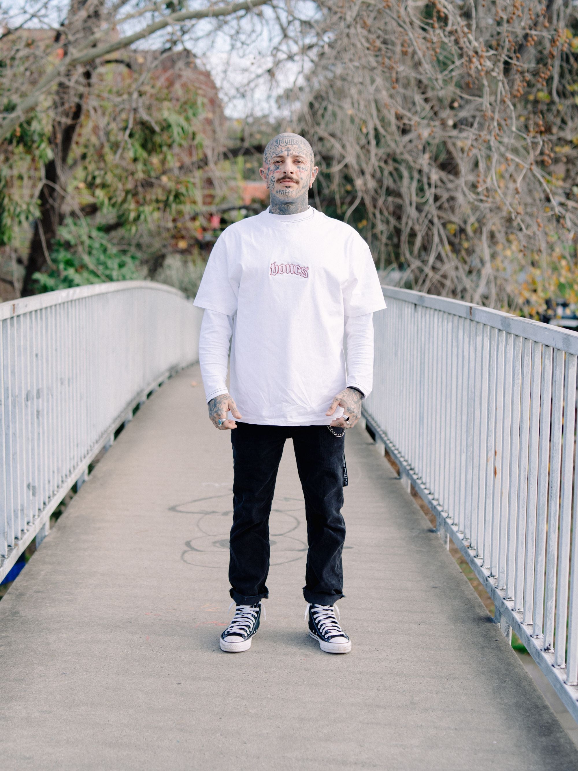 Backbone Tee - Vintage White