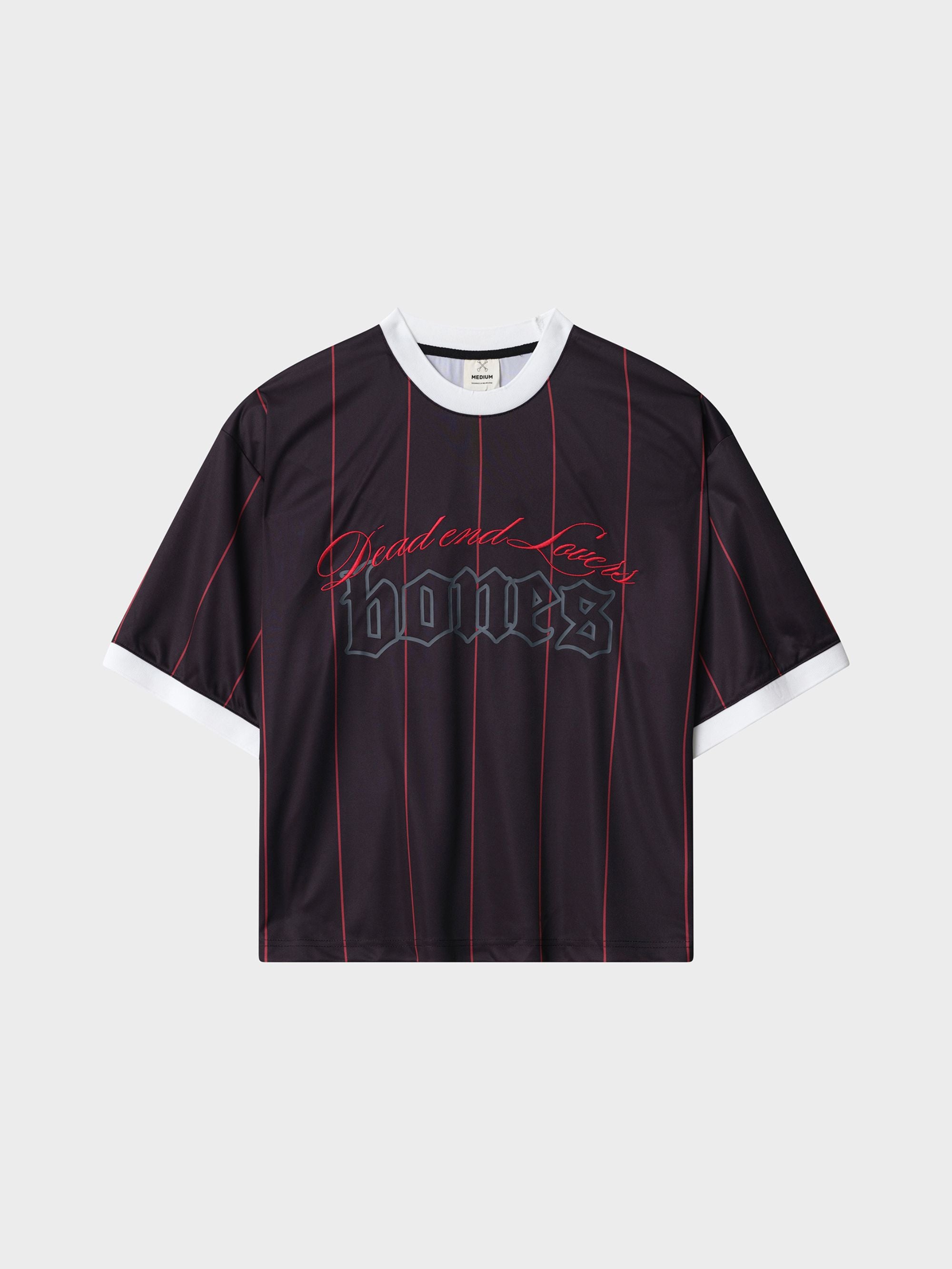 Dead End Pinstripe Jersey - Black