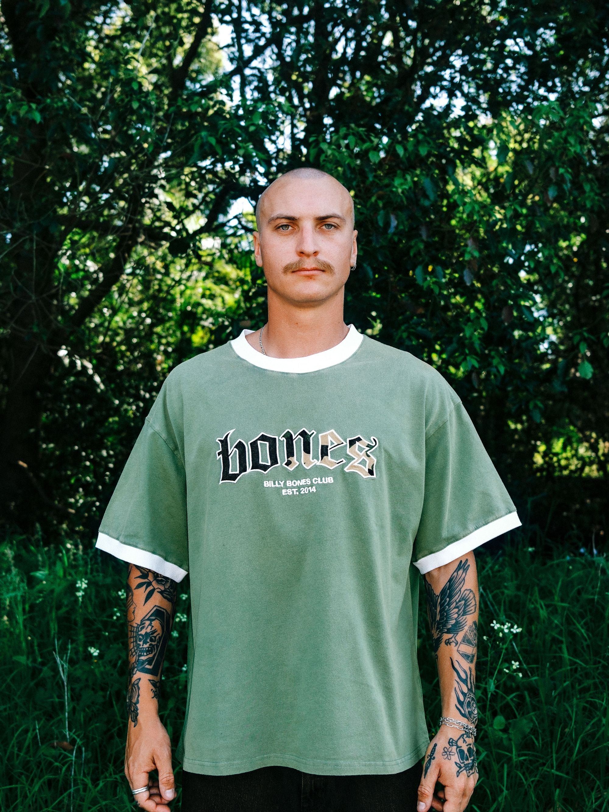 Bones Classic Ringer Tee - Camo