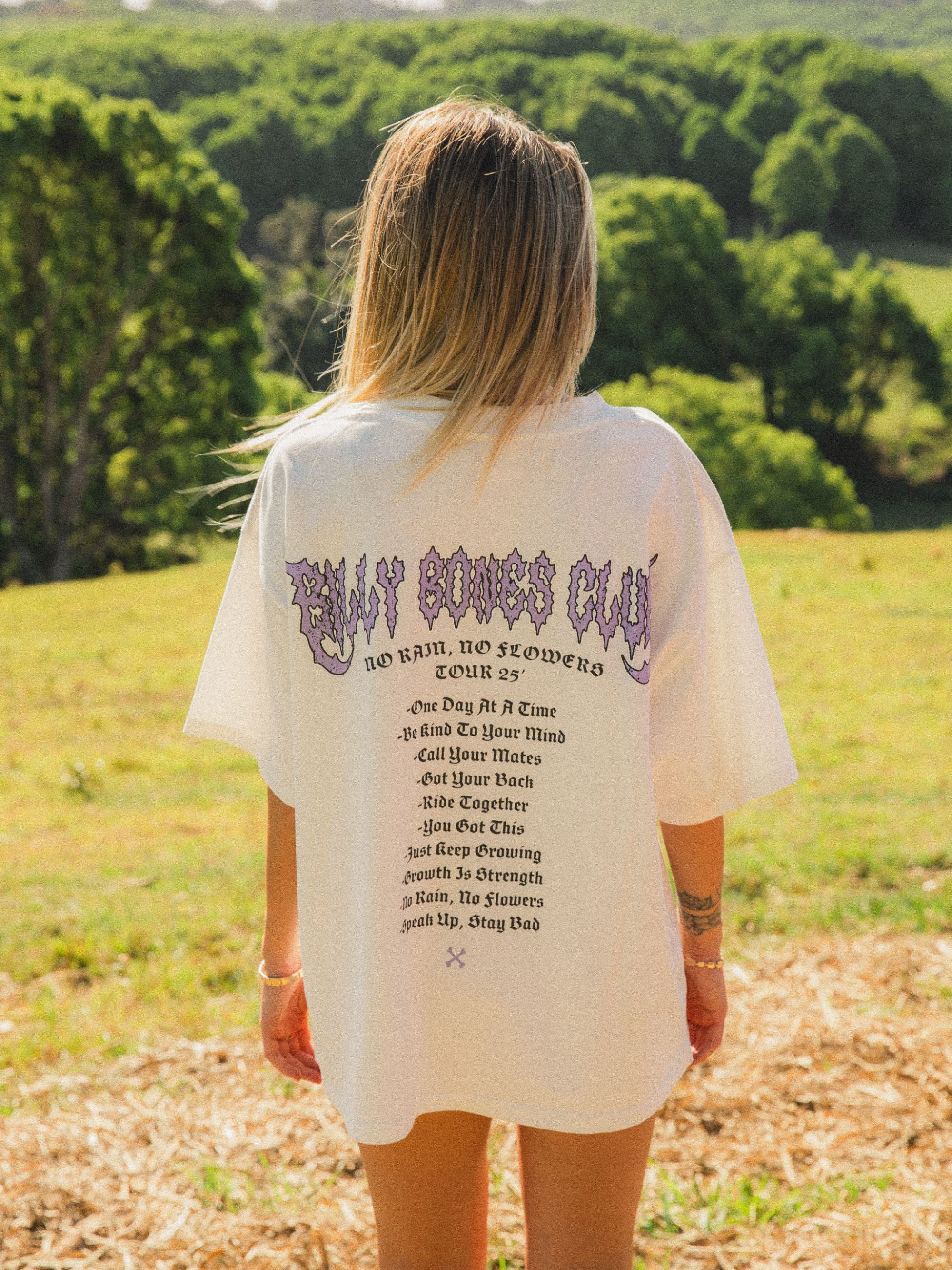 Just Keep Growing Tee - Vintage White