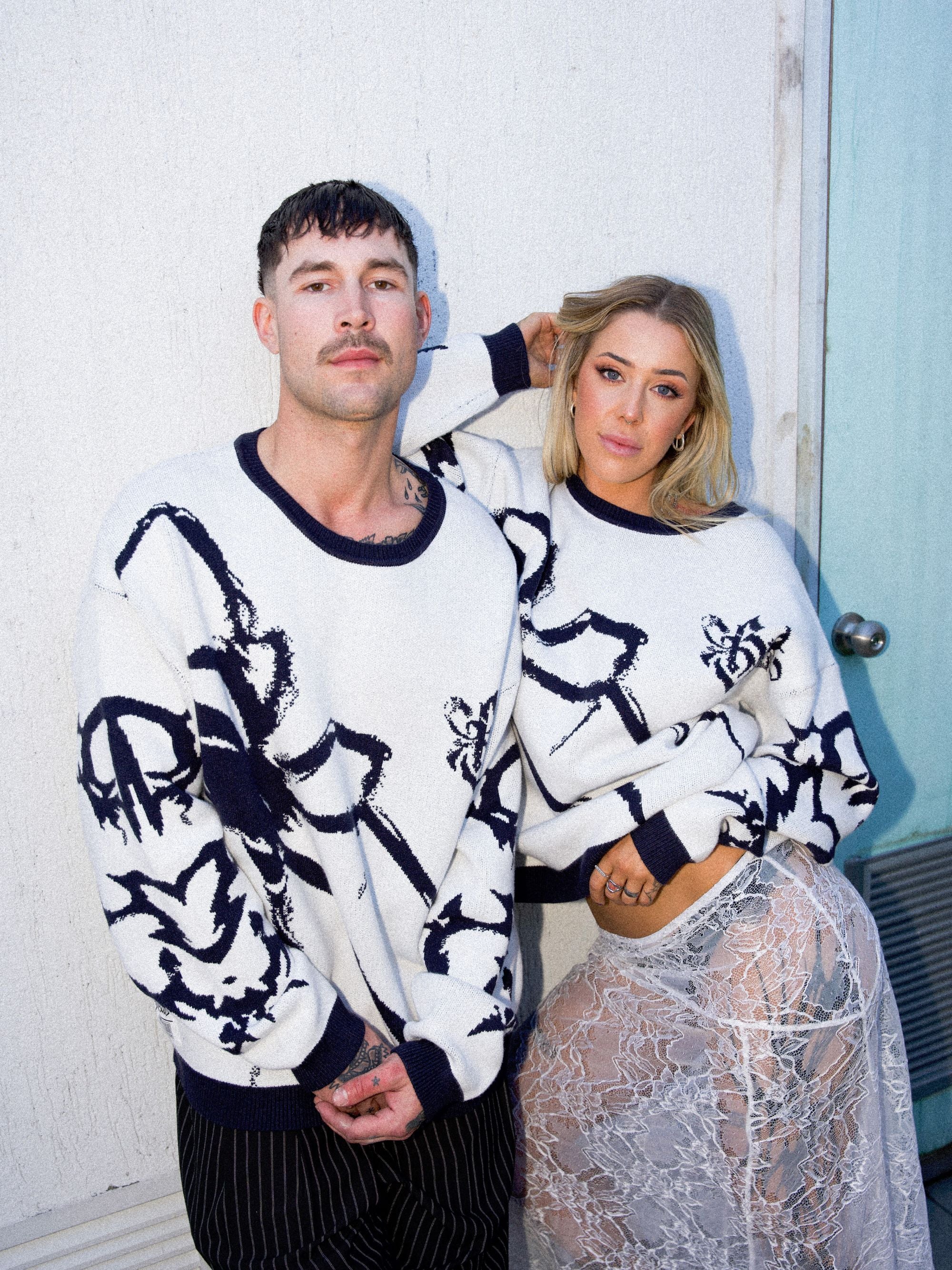 Bones Crawler Knit - Two Tone