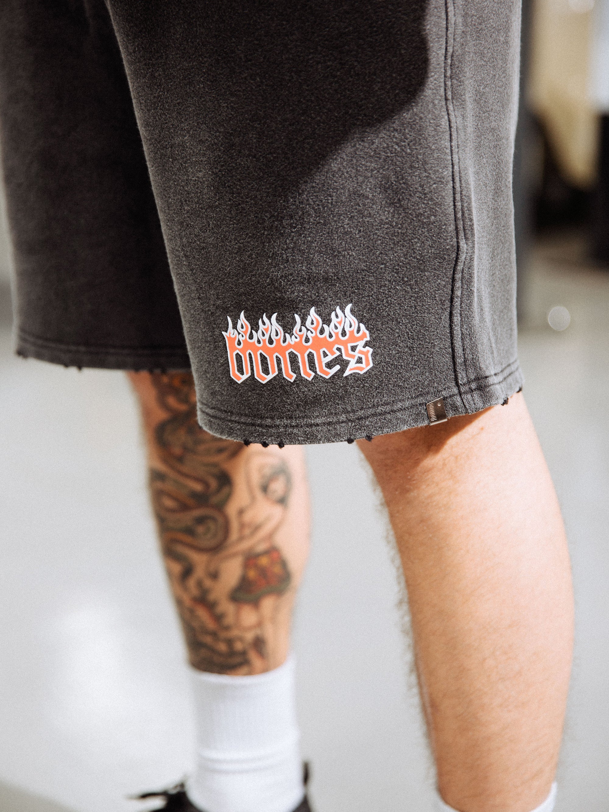 Adrenaline Jersey Shorts - Washed Black