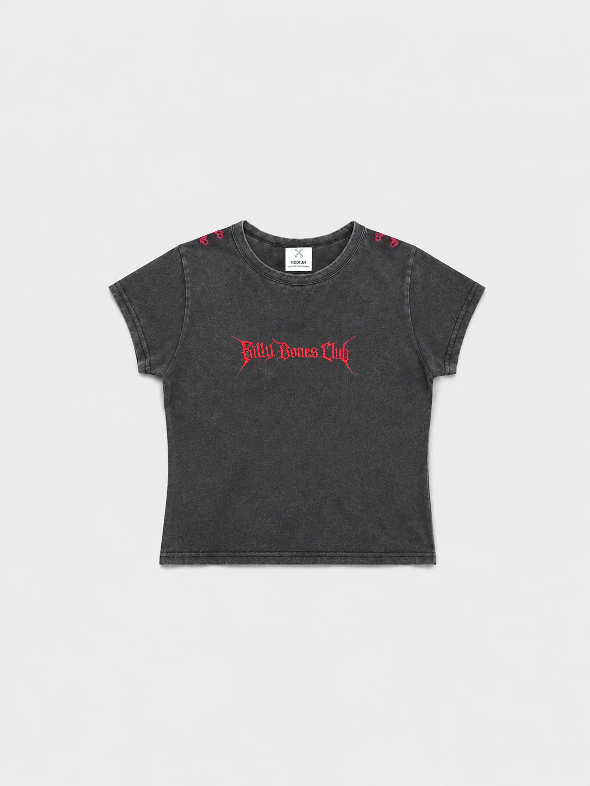 Rocker Baby Tee -  Washed Black