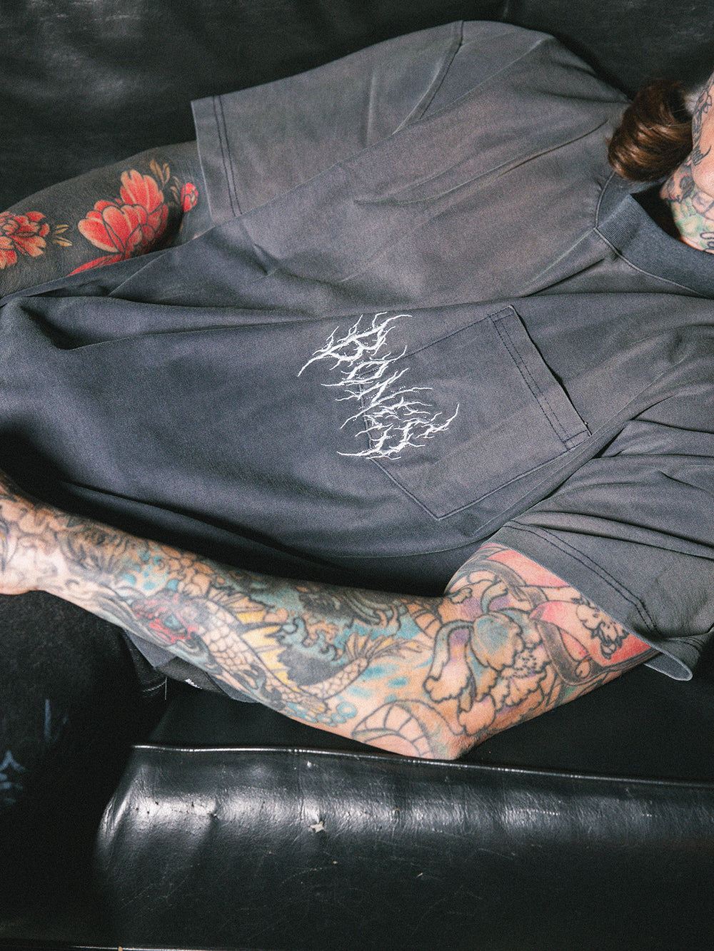 Punk Pocket Tee - Sunwashed Grey