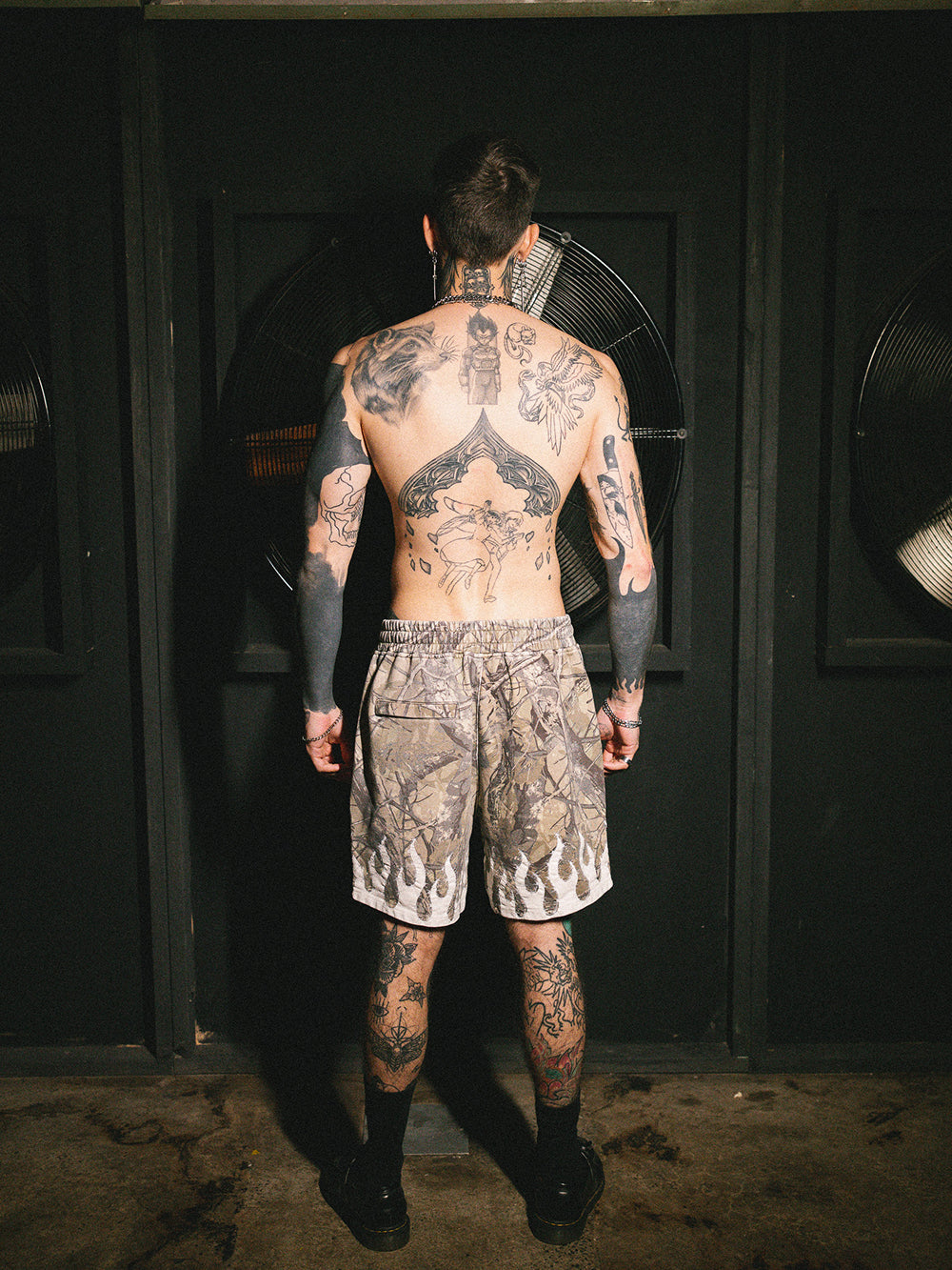 Burner Jersey Shorts - Barbed Camo