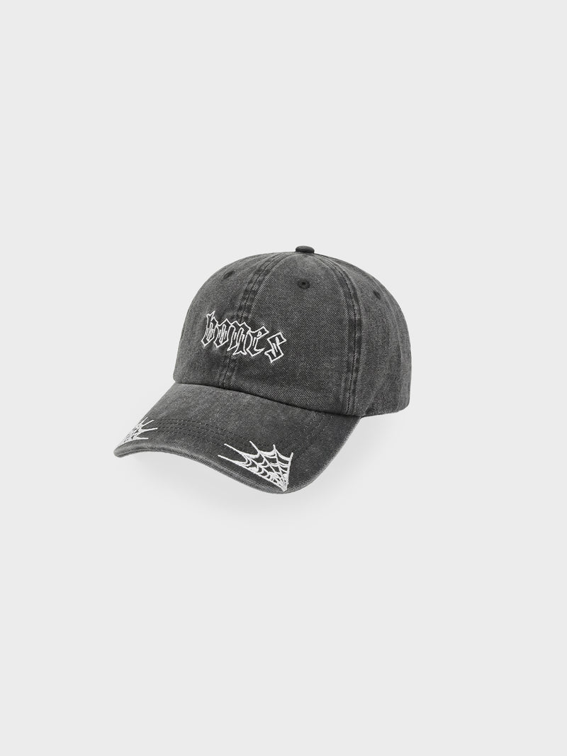 Webbed Steeze Cap - Washed Black