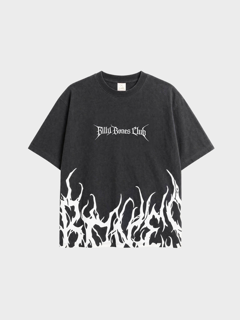 Rocker Logo Tee - Washed Black