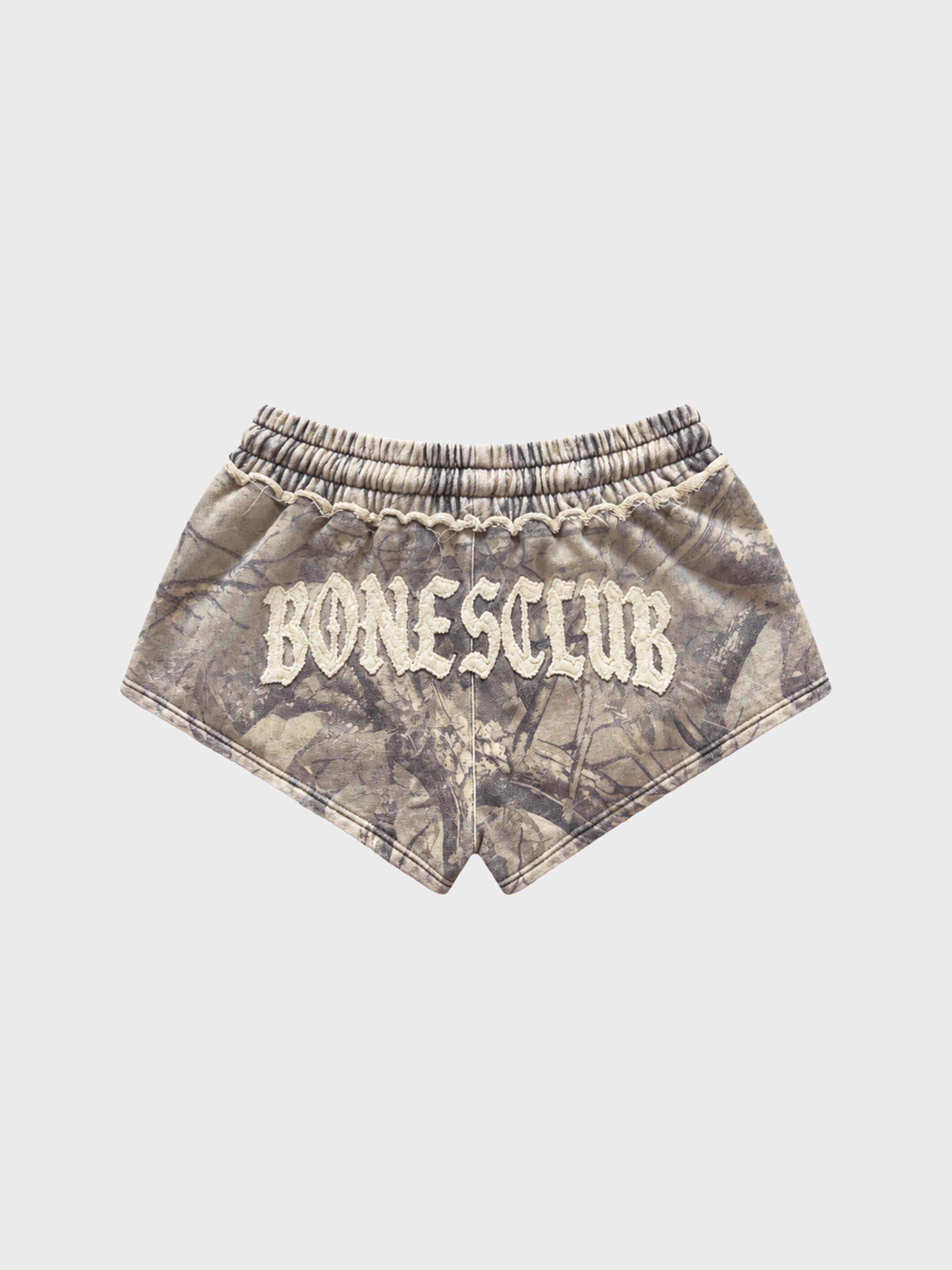 Bones Club Booty Shorts - Treecamo