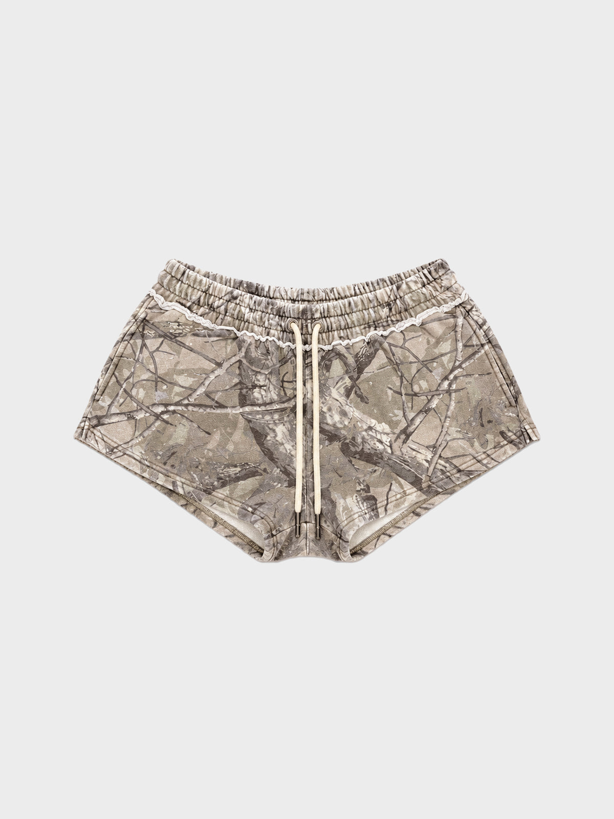 Bones Club Booty Shorts - Treecamo