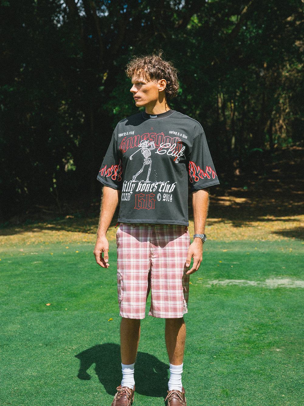 Flamed Swinger Active Tee - Black
