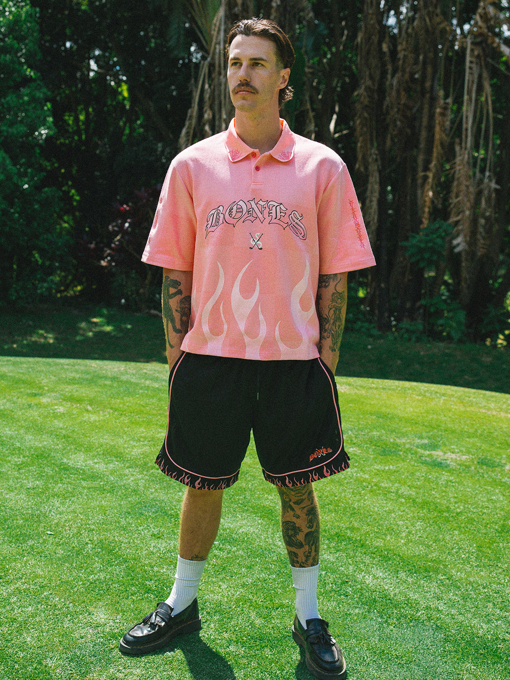 Flamed Swinger Polo - Pink