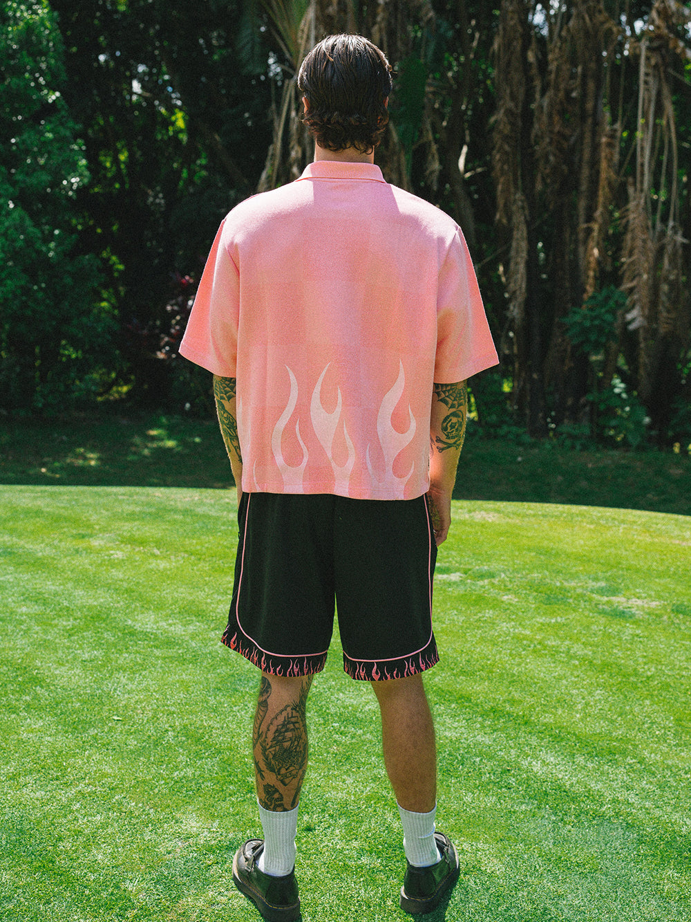 Flamed Swinger Polo - Pink