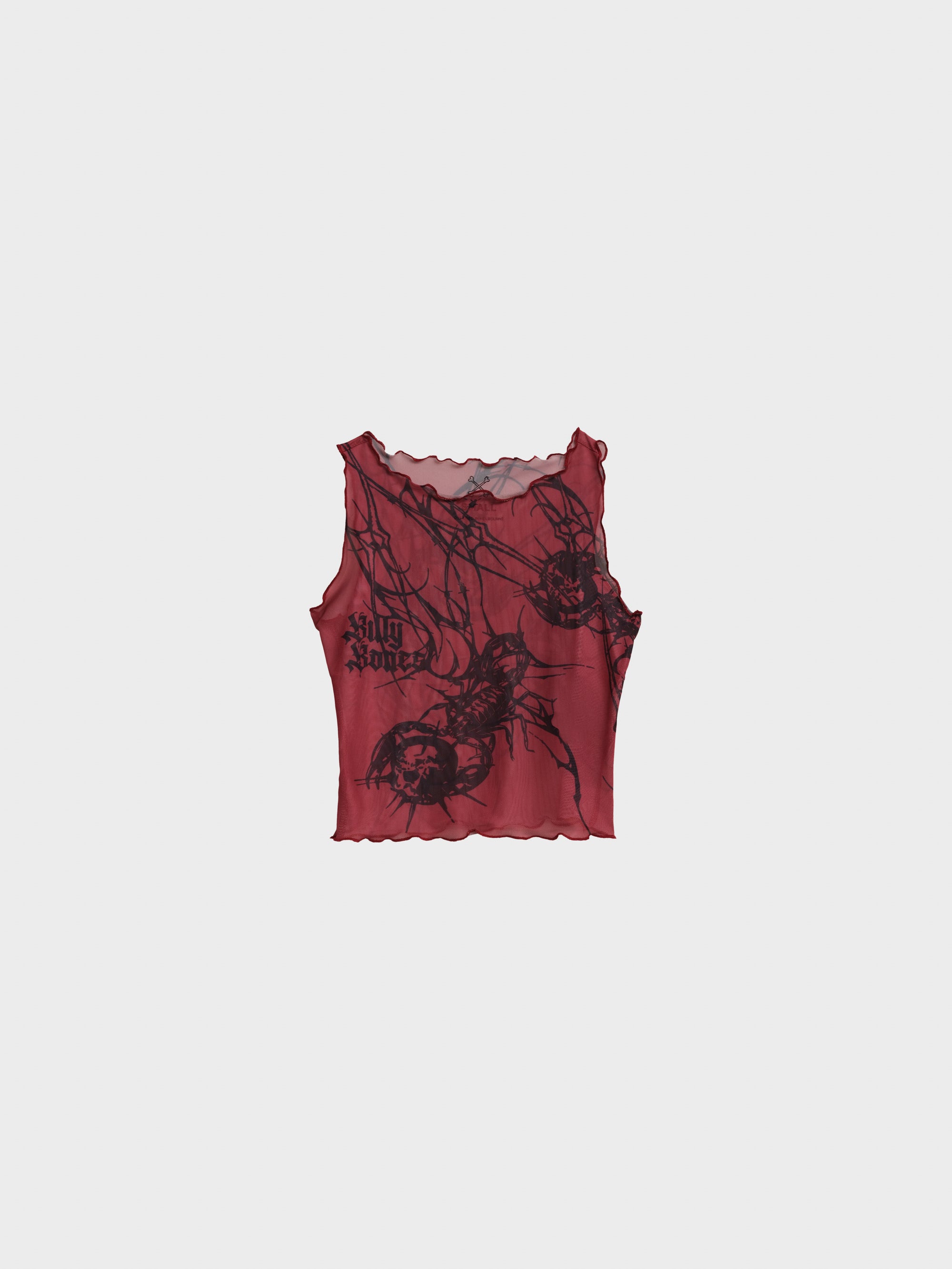 Scorpion Mesh Top - Red