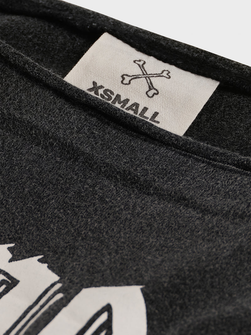 Live Fast Off Shoulder Tee - Washed Black