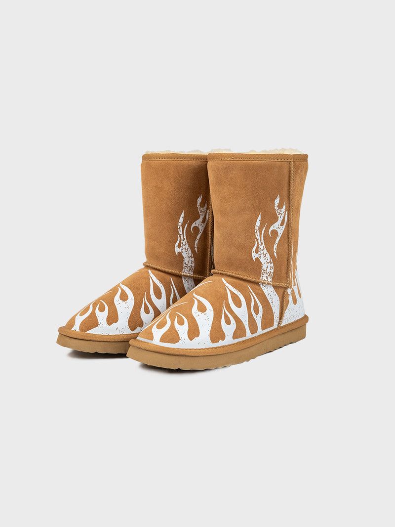 Burner Sheepskin Boots - Tan