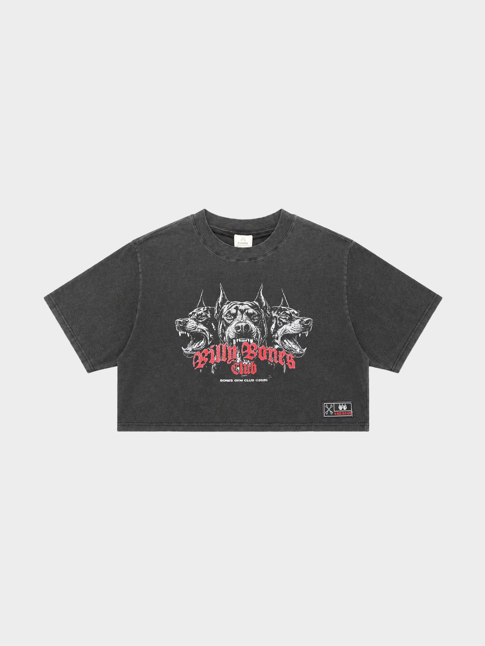 All Bark Crop Tee - Black