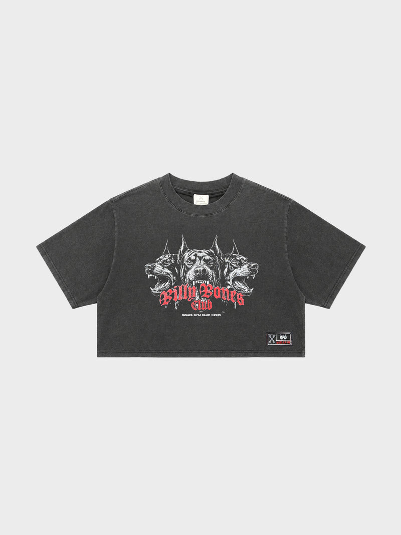 All Bark Crop Tee - Black