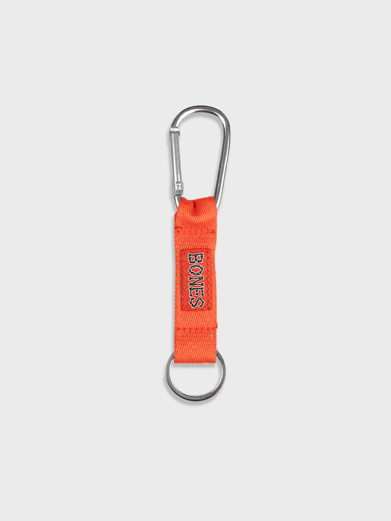 Bones Logo Carabiner - Red