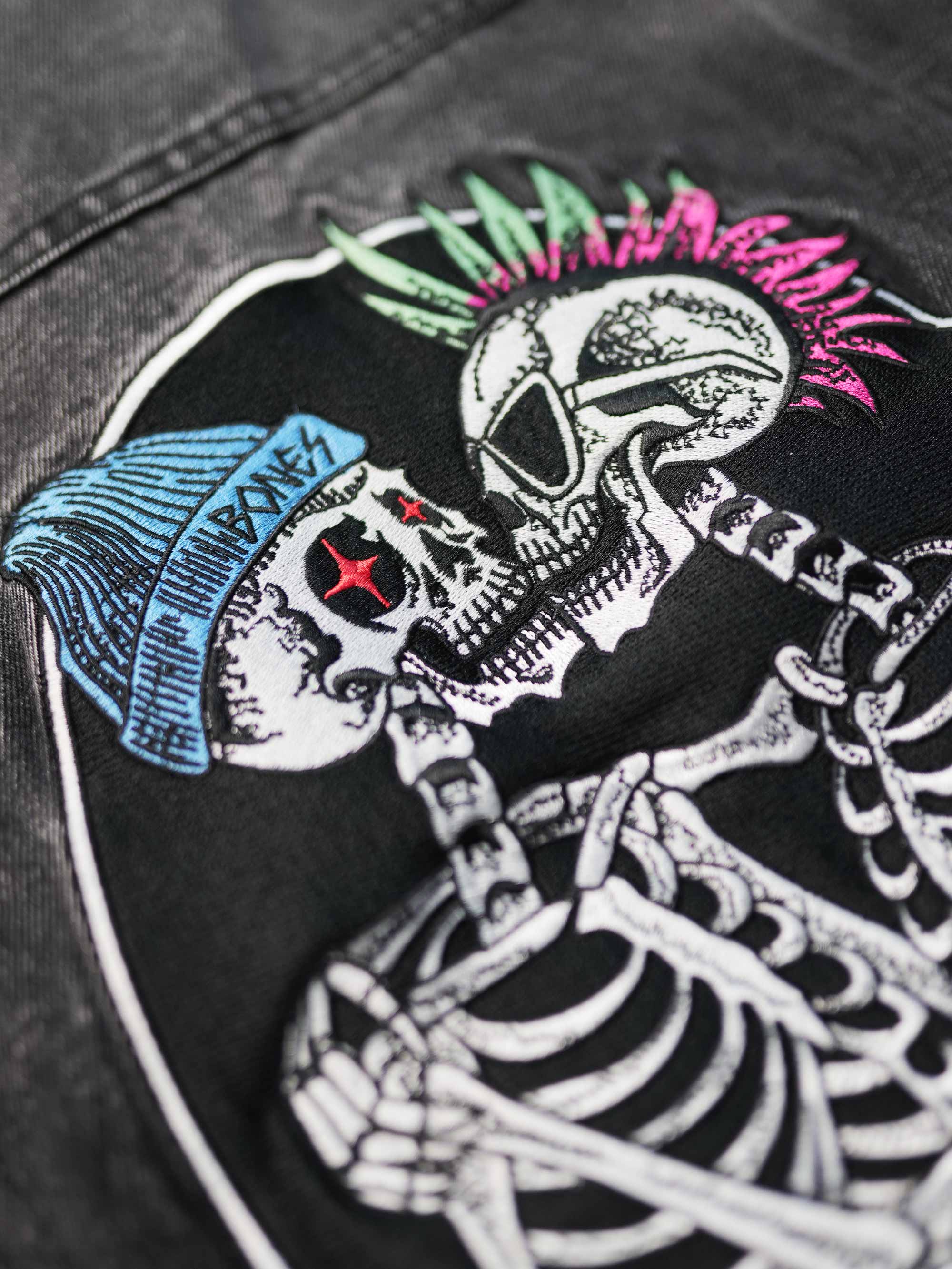 Punk Lover's Jacket - Washed Black